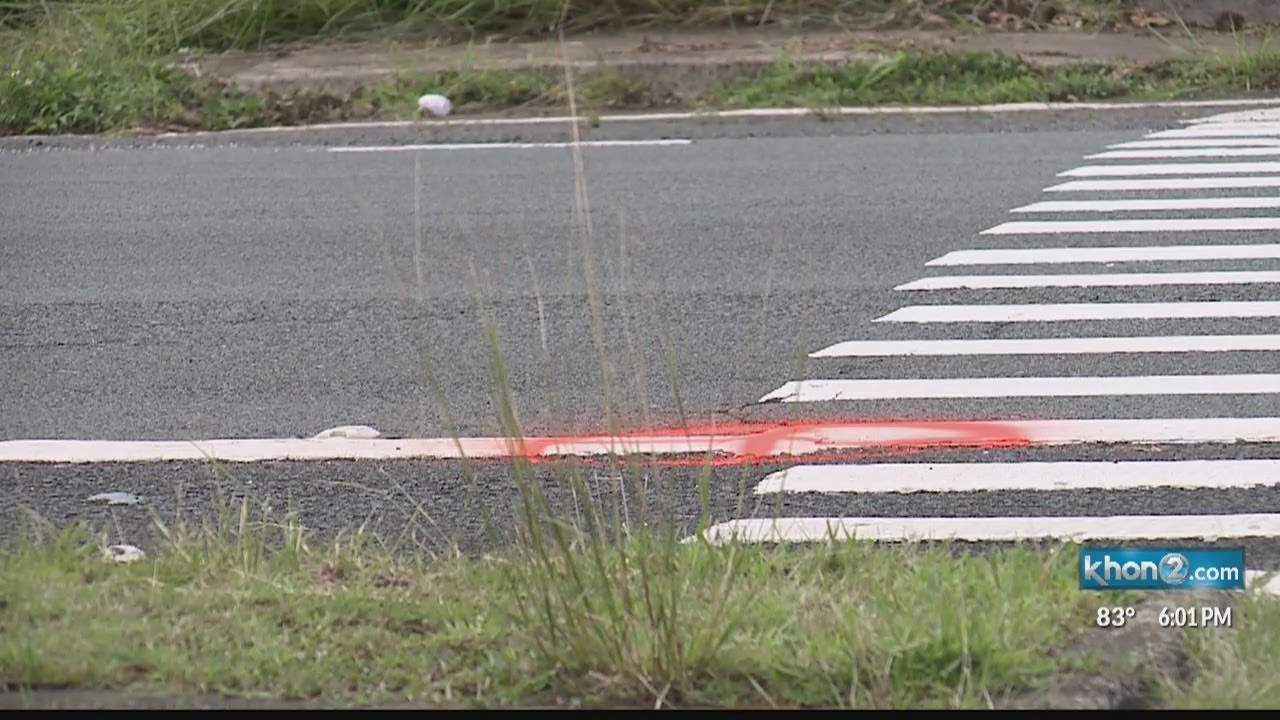 Vehicle his 83-year-old man in crosswalk on Pali Highway