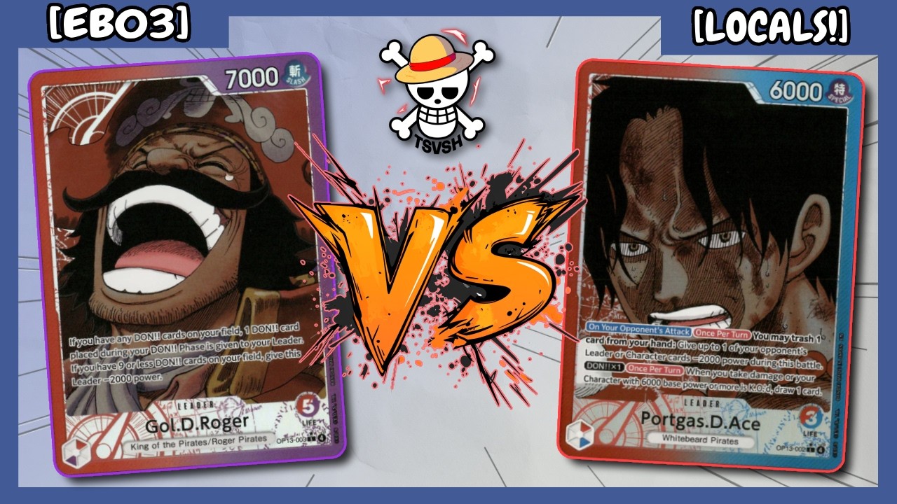 EB03 RP Roger VS RB Ace OPTCG POV