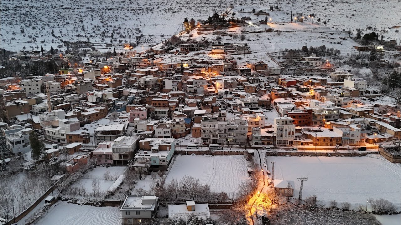 388-Gurbetin Özlediği Anlar | Akarsu (Stîlîlê) Köyünde Kış, Kar ve Tüten Damlar – İlk Drone Çekimi4K