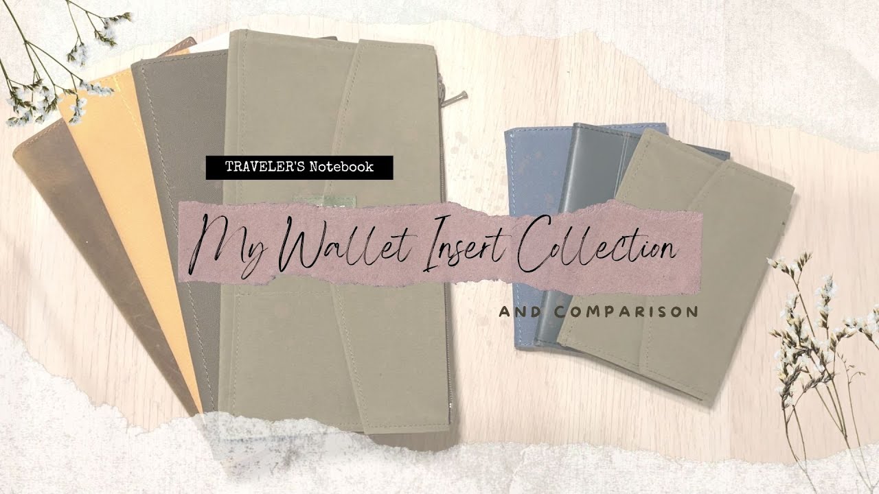📚TRAVELER’s Notebook | 2023 Wallet Inserts Collection  | Regular & Passport☕