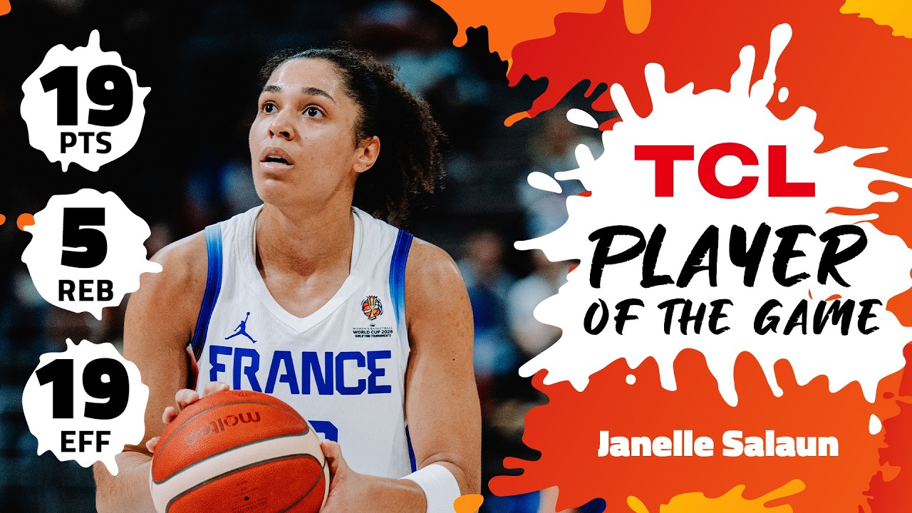 Janelle Salaun (19 PTS) | TCL Player Of The Game | FRA vs NGR | #FIBAWWC 2026 Qualifying Tournament