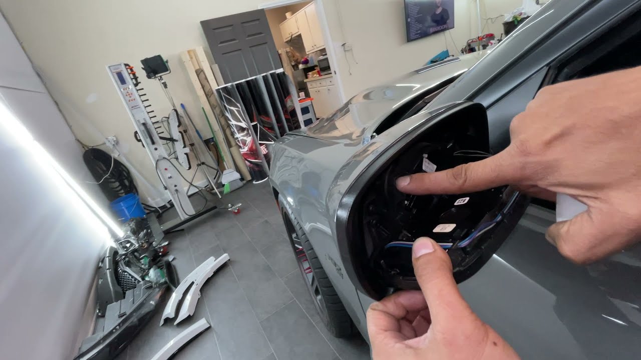 Как снять корпус бокового зеркала на Dodge Charger