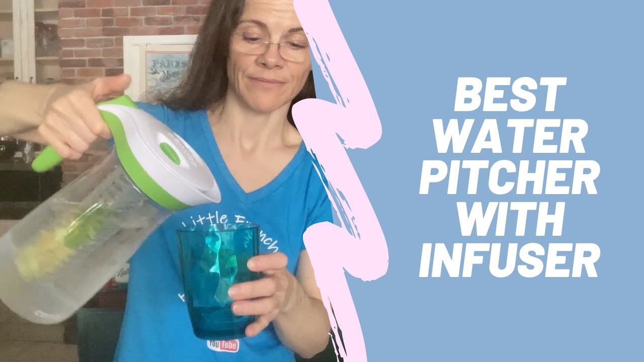 Best water pitcher with infuser and ice core for a refreshing drink