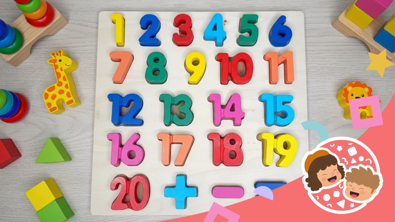 Zahlen lernen von 1 bis 20 für Kinder 🔢 | Zählen & Nummern erkennen | Deutsch Lernen - Litika