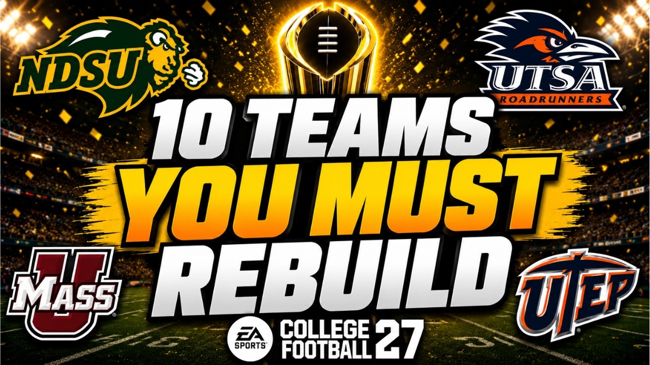 10 команд, которые ТЫ ОБЯЗАН восстановить в College Football 27!