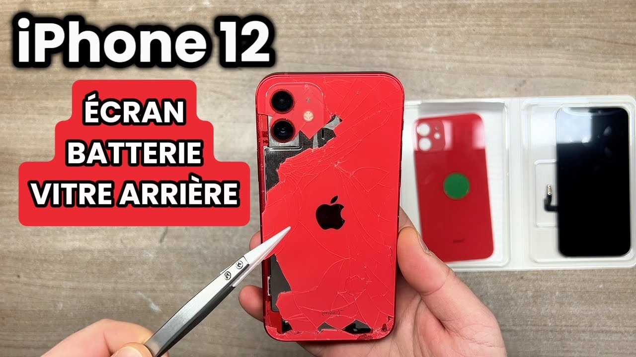 Elle veut réparer l’écran et vitre arrière de son iPhone 12, mais ne se doutait pas que sa batterie