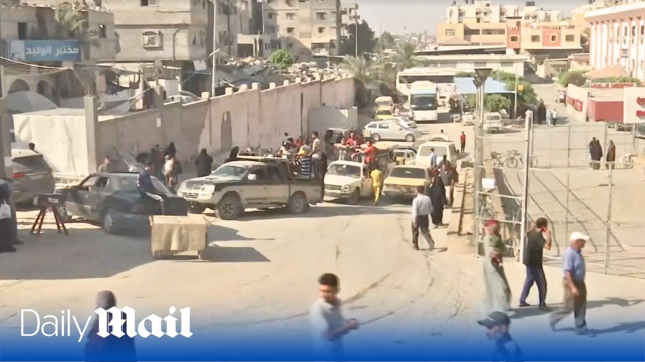 LIVE: View of Nasser Hospital in Khan Younis