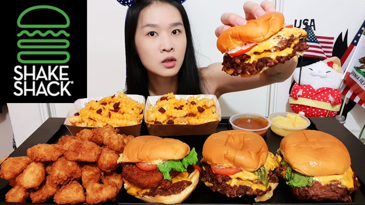 Мегапир в Shake Shack! Двойные чизбургеры, хрустящие куриные наггетсы, картофель фри с сыром — Mu...