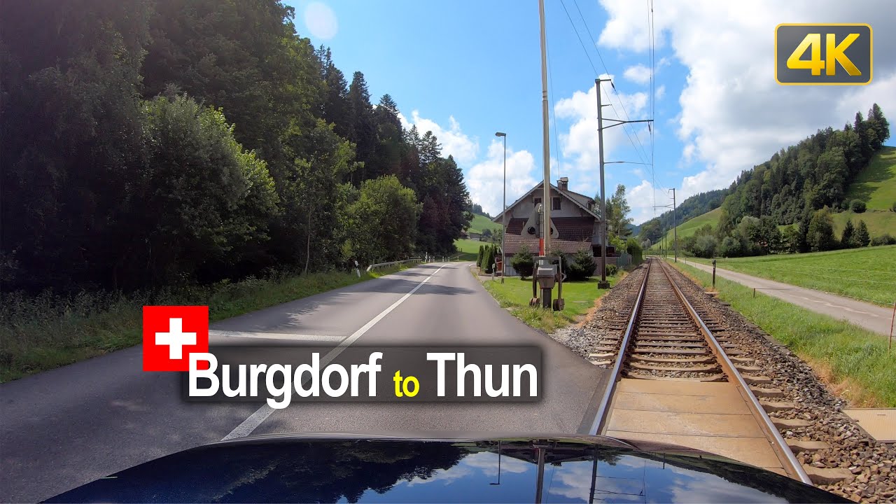Road Trip in Switzerland | Driving from Burgdorf to Thun