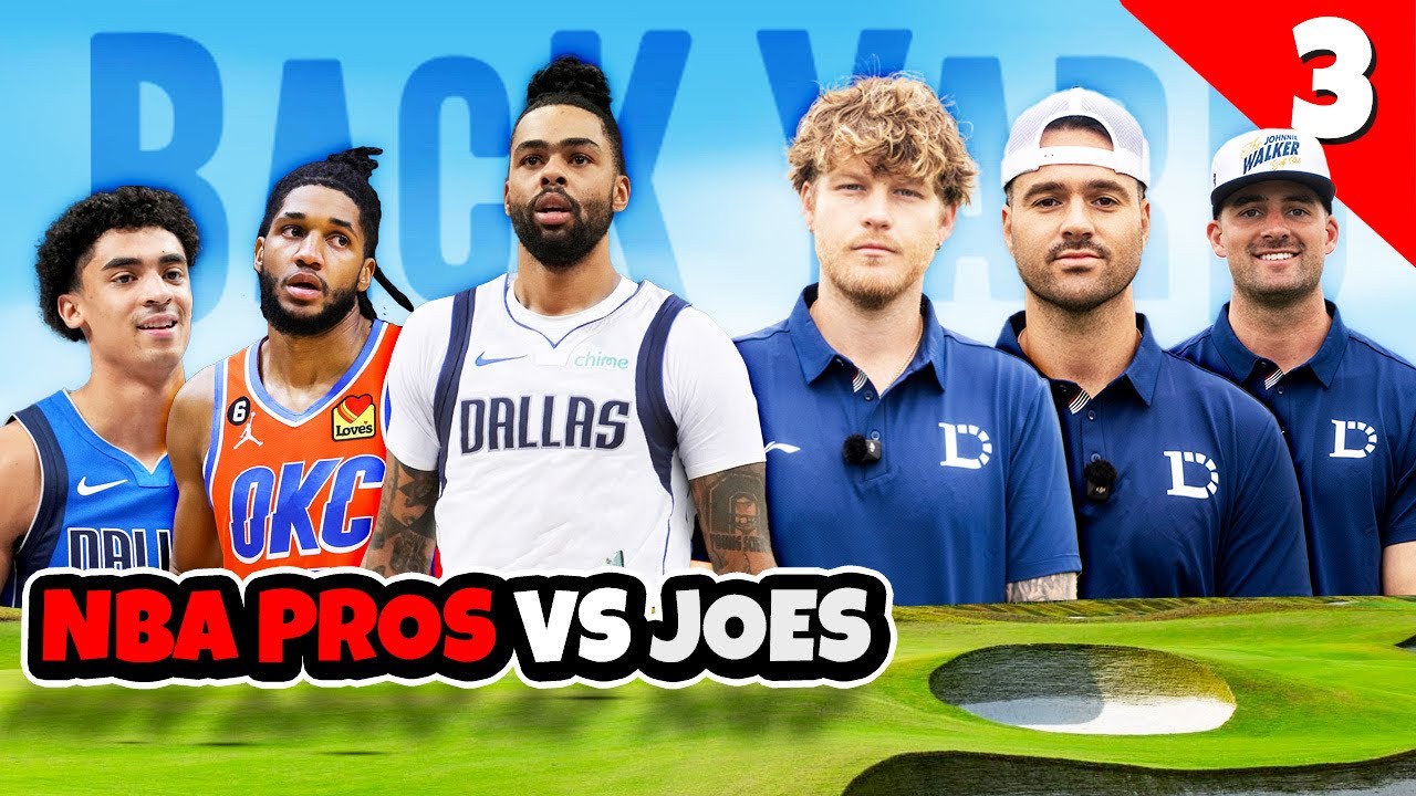 NBA players CHALLENGE fans to a par 3 Match