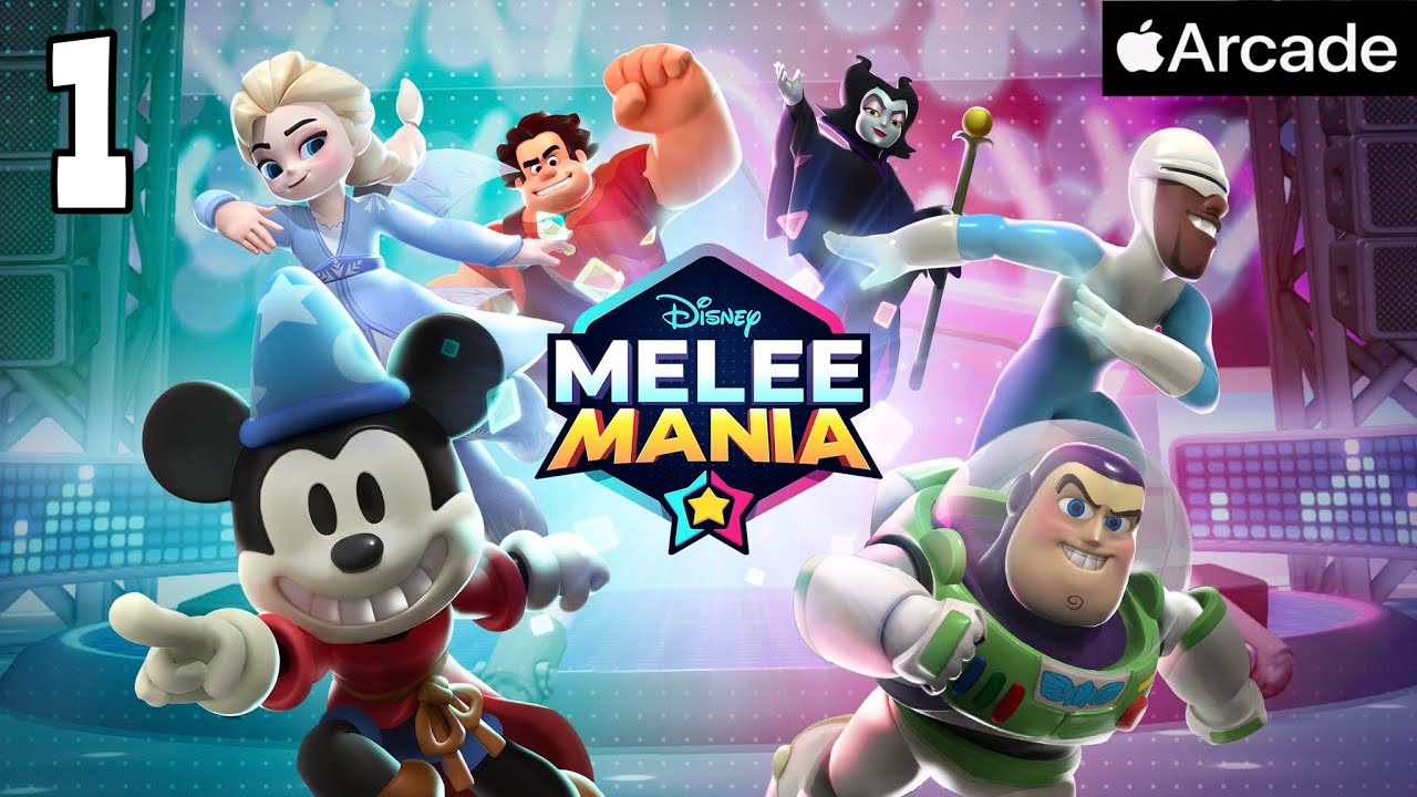 DISNEY MELEE MANIA | Apple Arcade | First Gameplay