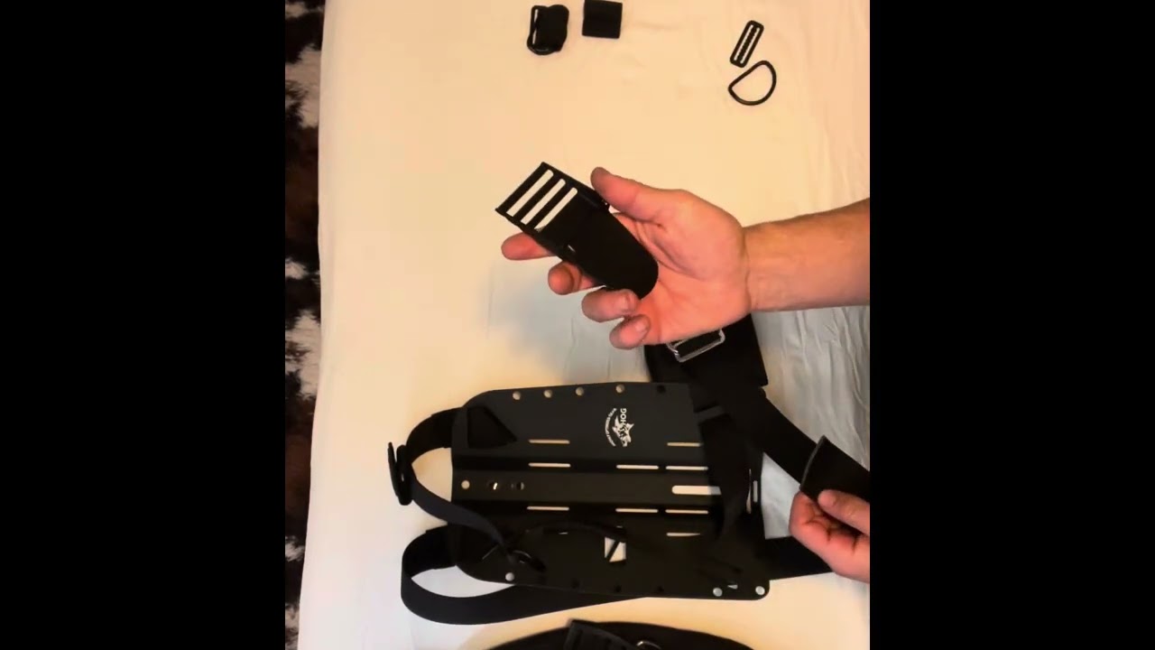 Putting together a backplate and wing