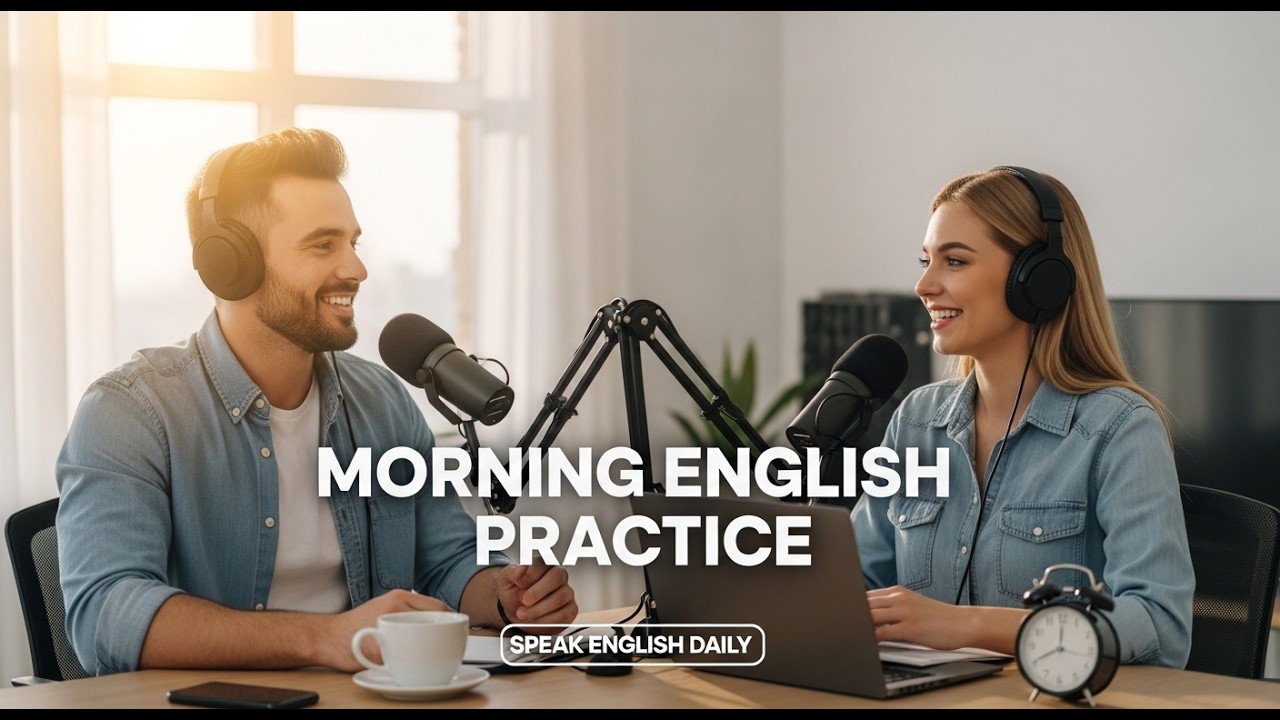 Daily English Conversation Practice | Talk About Your Morning | Mr English  Podcast