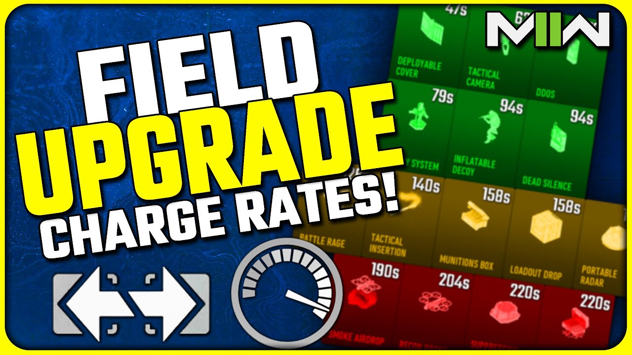 MWII Field Upgrade Charge Rates, Score Bonus, Overclock, & More!