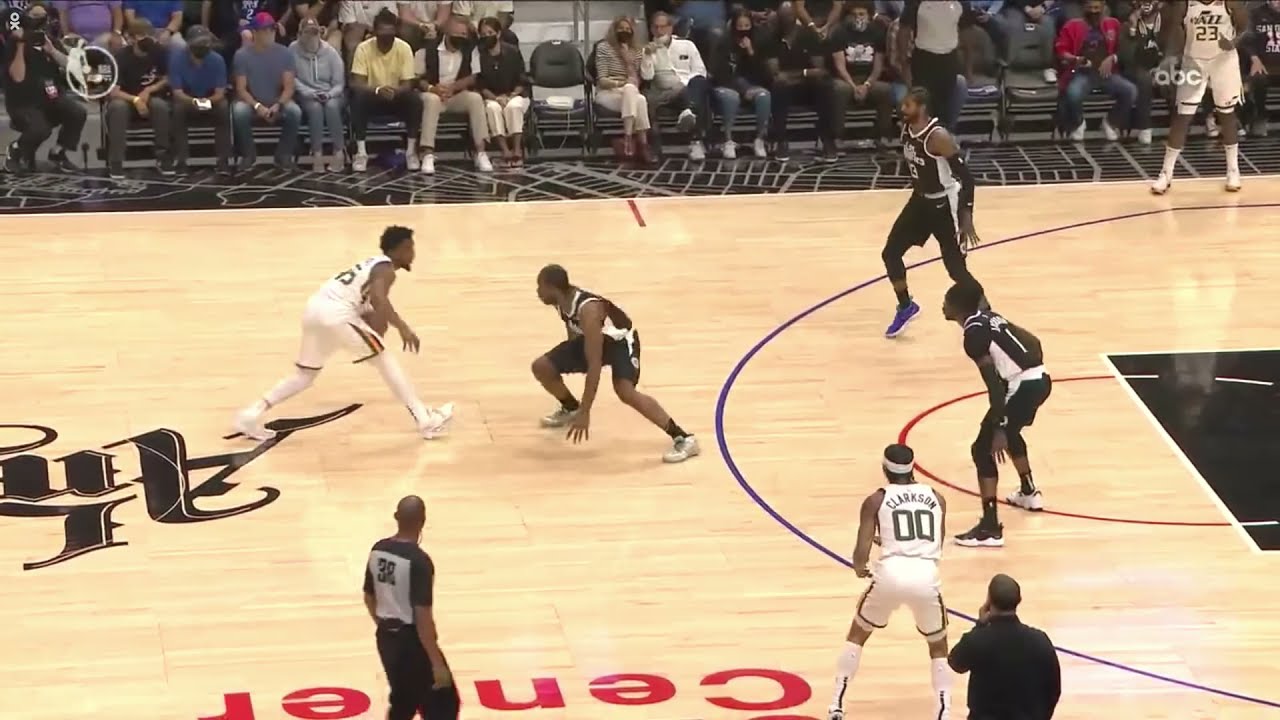 Kawhi Leonard/Clippers defense on Donovan Mitchell I GAME 3