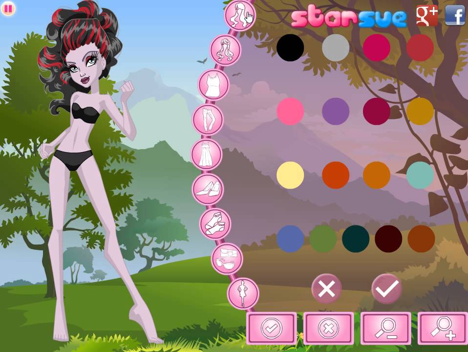 Monster High Jane Boolittle Dress Up Game Preview
