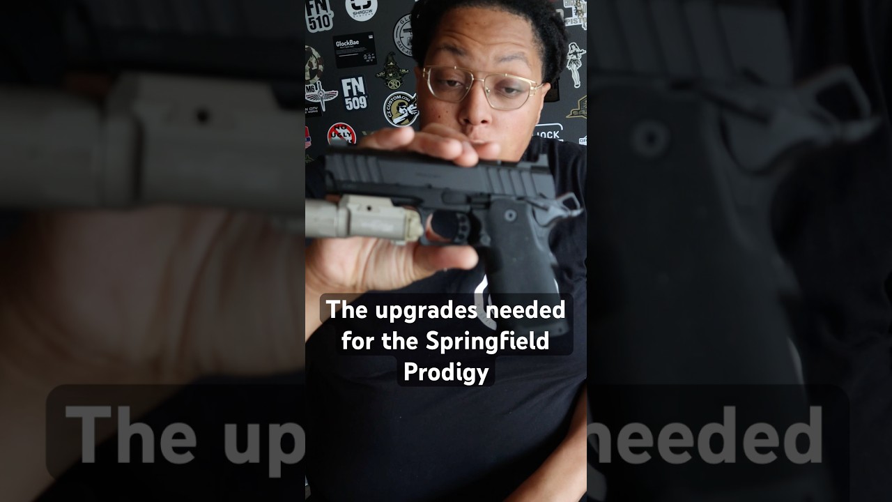 The upgrades I feel are needed for the Springfield Prodigy. #smartshootersllc #DS1911 #Prodigy