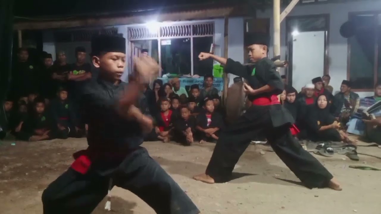 Cimande Sinar Baru petung 2024 tari kembangan & tarung bebas persembahan dari Fahmi dkk.