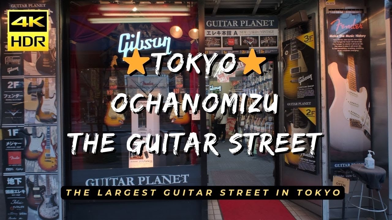 Ochanomizu: The Guitar street walk tour