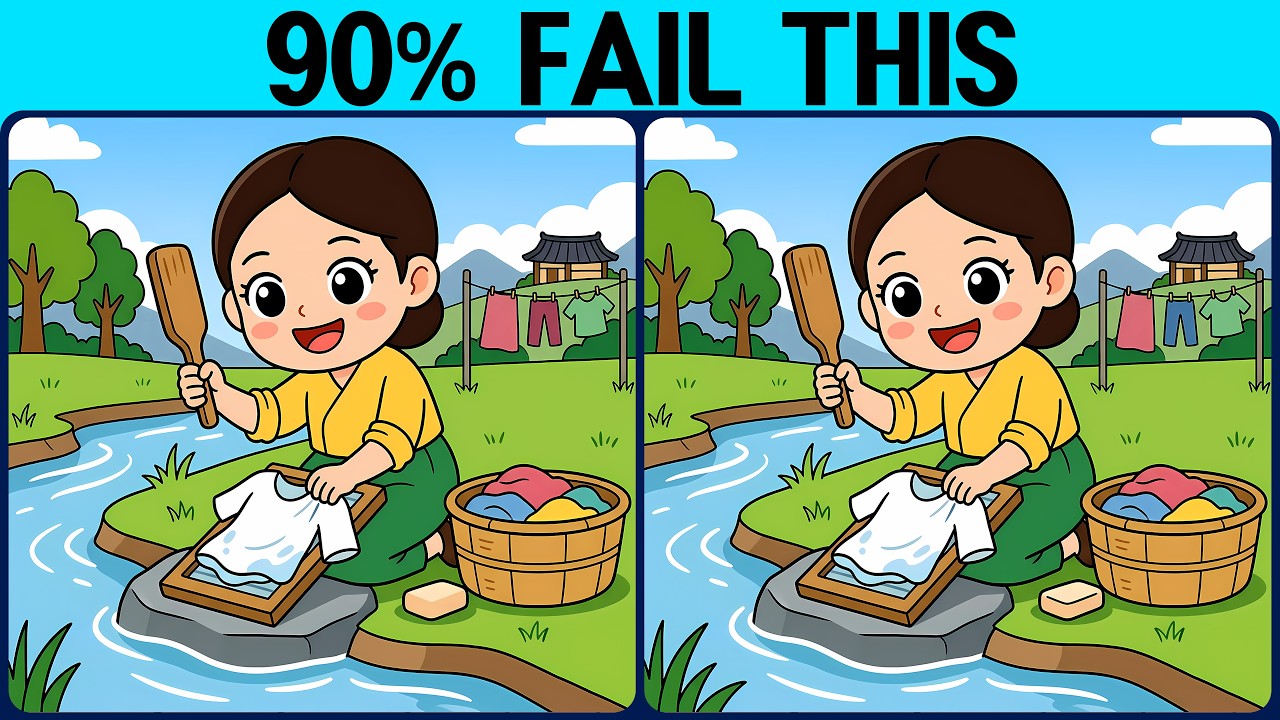 [Spot the Difference Brain Training] The subtle differences will test your attentiveness.