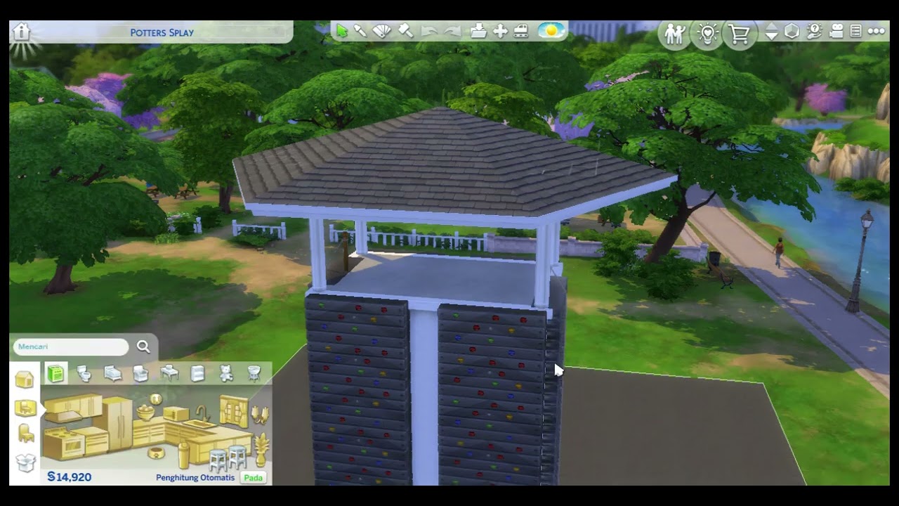 Thesims4 mod Clibing wall