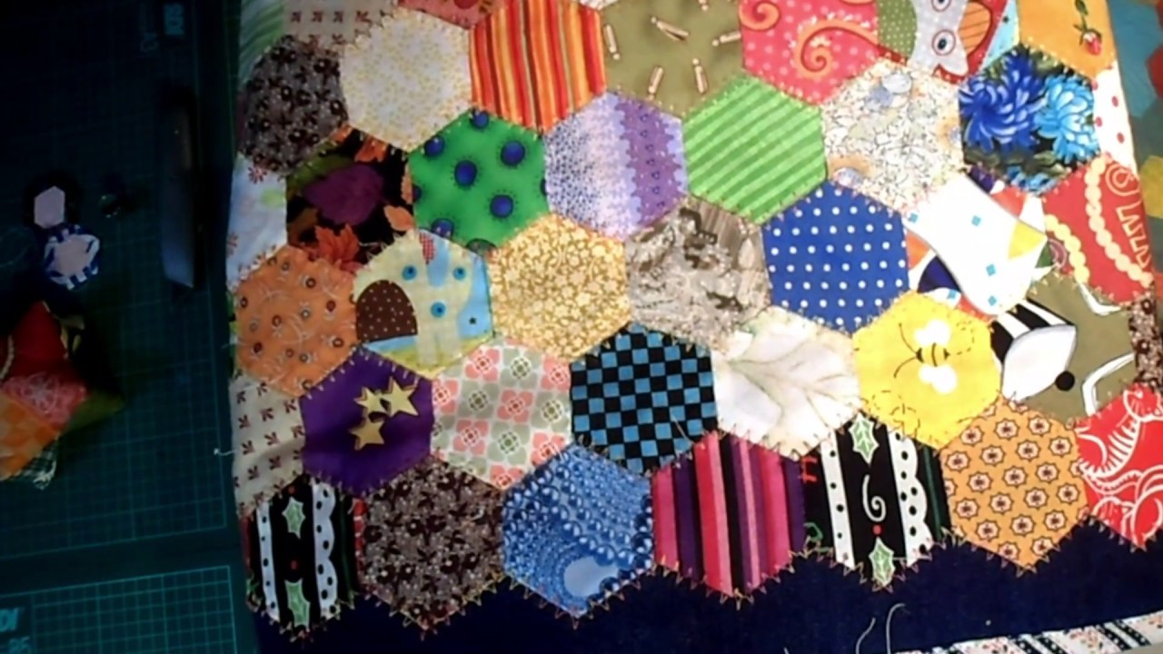 Técnicas para unir hexágonos en patchwork