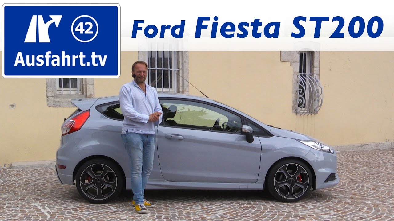 2016 Ford Fiesta ST200 - Fahrbericht der Probefahrt, Test, Review Ausfahrt.tv