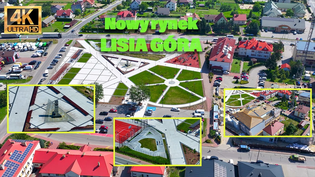 Lisia Góra 🦊🏔️Tak wygląda nowy rynek 🦊 skatepark 🦊 Centrum Kultury | New market square