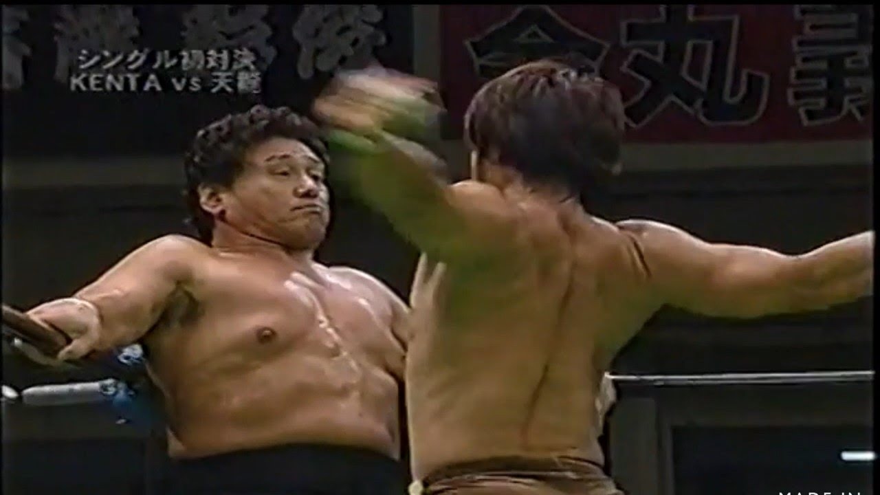 《イケメンジュニア王者vsミスタープロレス》KENTAvs天龍源一郎