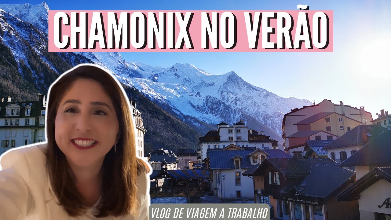 Como é Chamonix no verão e passear dentro de uma caverna de gelo? | Vlog de Viagem a trabalho