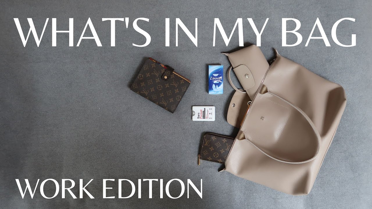 Work Edition: Cosa c'è nella mia borsa di lavoro Longchamp | What's In My Bag | Borsa per l'ufficio
