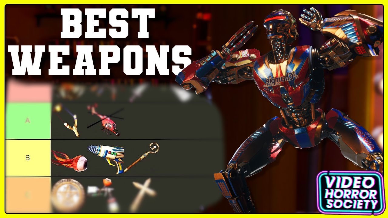 BEST WEAPONS VS DEATHWIRE TIER LIST - VIDEO HORROR SOCIETY