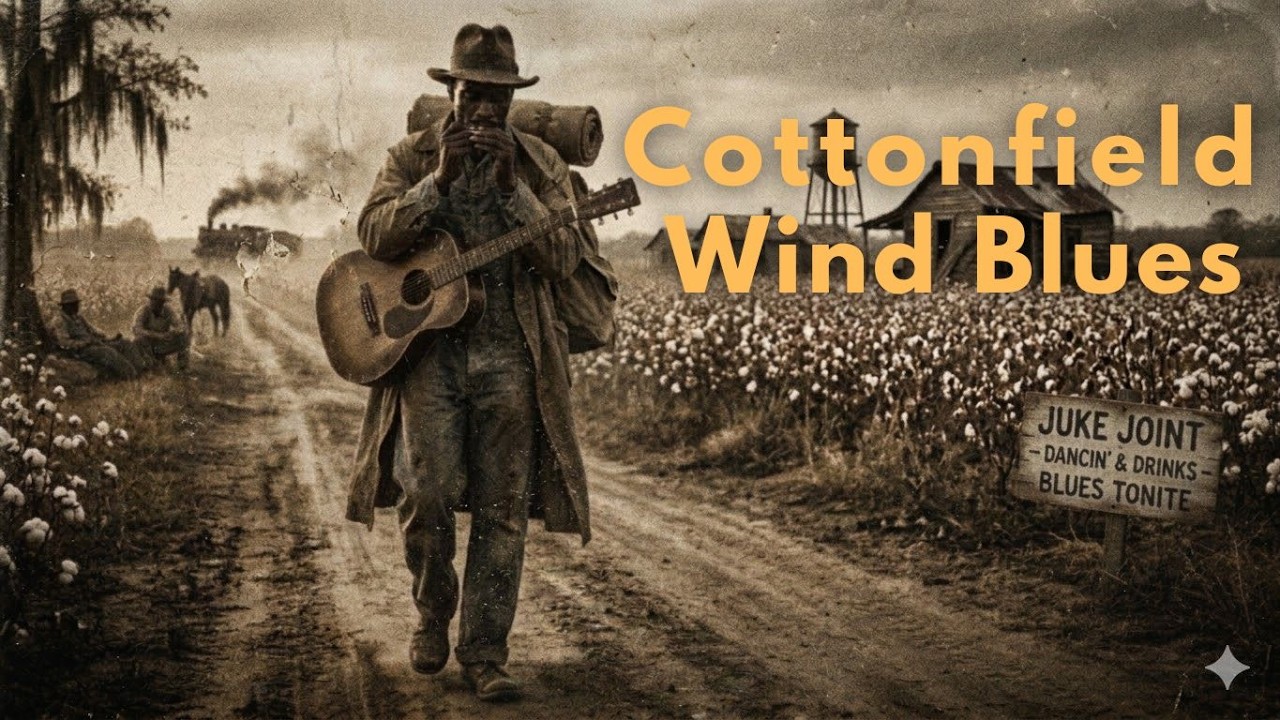 Porchlight Ramblin' Blues | Full 1930s Delta Blues Album | Raw Acoustic Cottonfield & Gravel Road