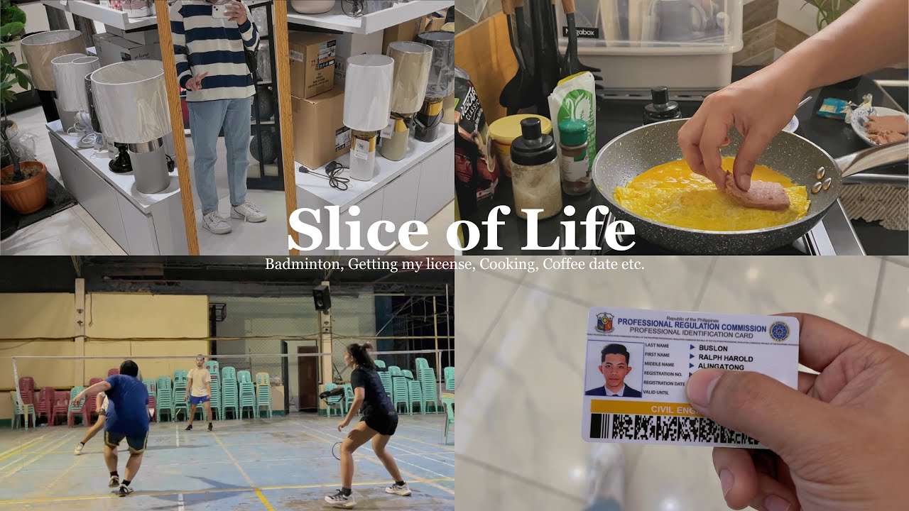 Slice of Life 🌱| Badminton, Cooking, Getting my License, Boys Day Out ☕️☀️