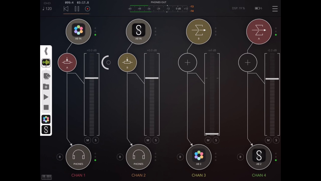 BlocsWave Samplr AUM Audiobus Midi Link Sync Ableton