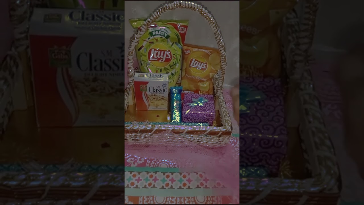 prepared Eid basket ❤️Eid gift ideas #eidi#viralvideo