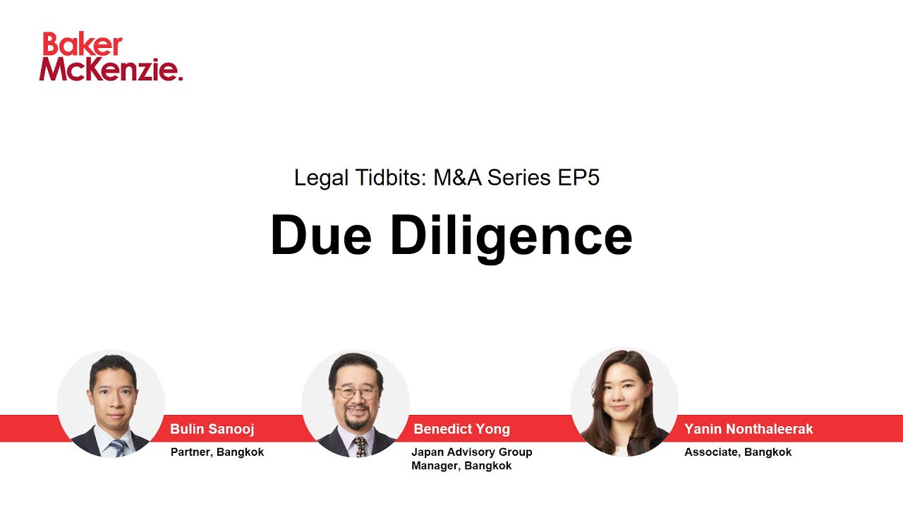 Legal Tidbits M&A Series Ep: 5 Due Diligence