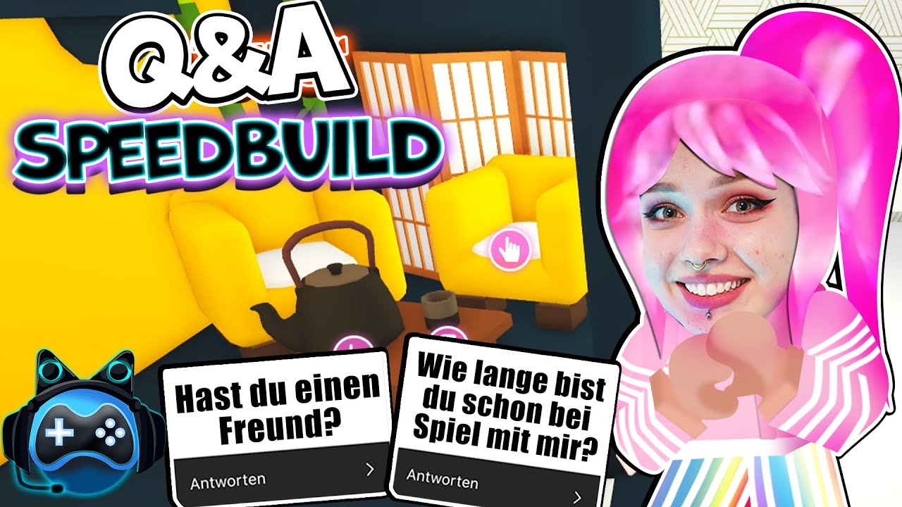 WIE KAM KATJA ZU SPIEL MIT MIR? Sie beantwortet EURE Fragen und richtet ihr Haus ein [Roblox]