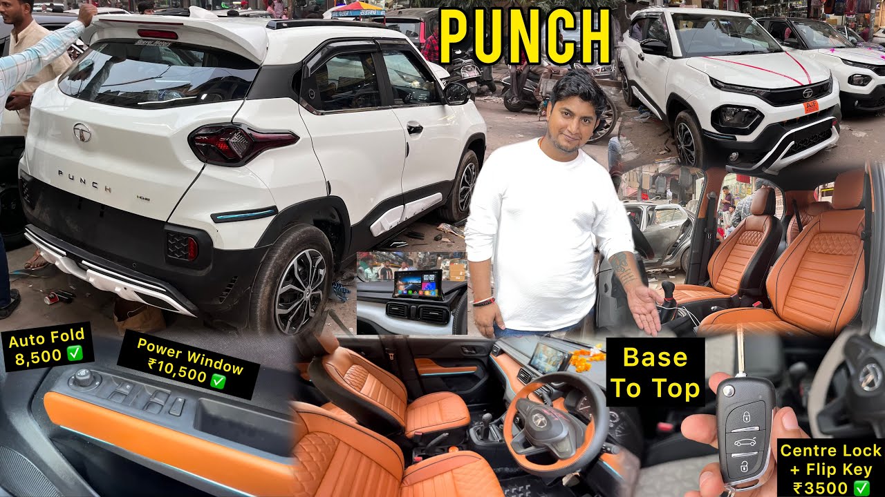 Tata Punch Pure Base to Top Modified 🔥 Punch Pure Modification with Price 🔥
