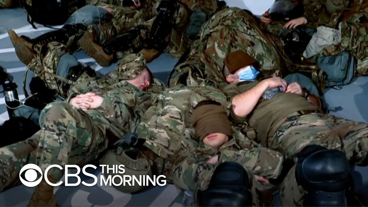 Lawmakers outraged after National Guard moved to parking garage