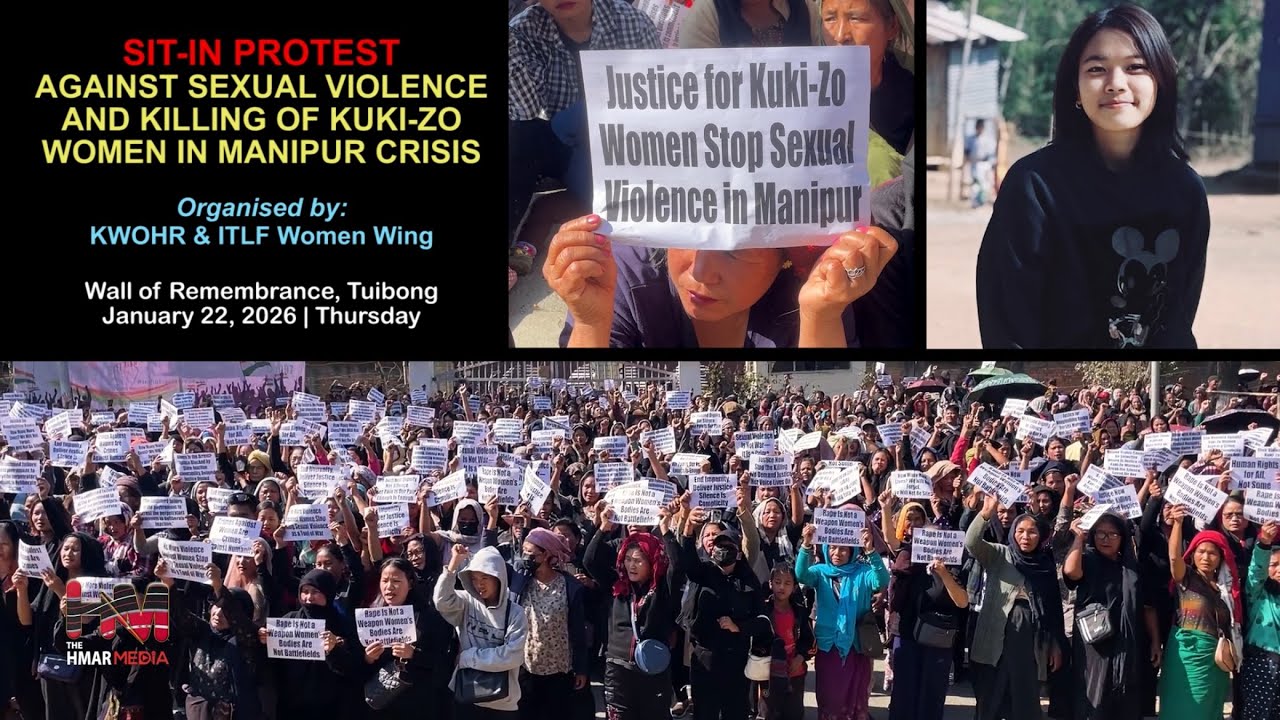 Sit-In Protest Org: by KWOHR & ITLF Women Wing
