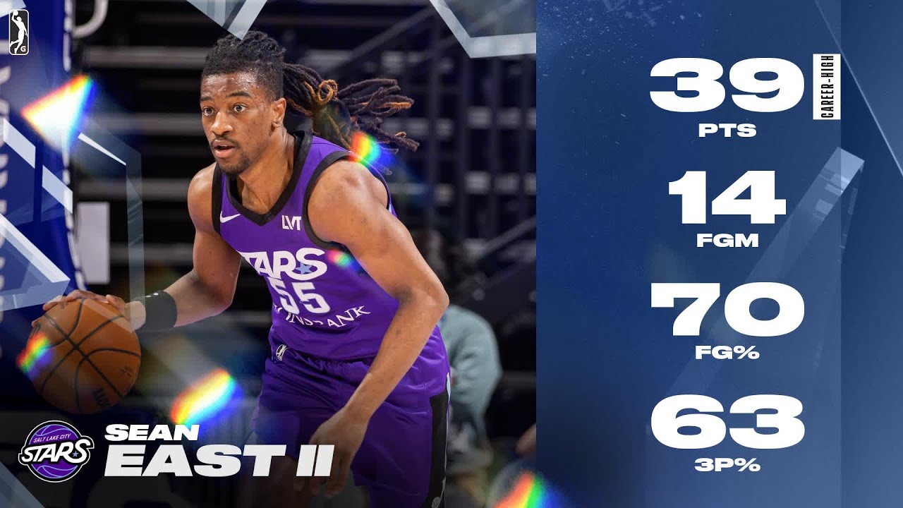 A CAREER GAME FOR SEAN EAST II 🌟 East Notched a Career-High 39 PTS, 14 FGM and Shot 63% From Beyond