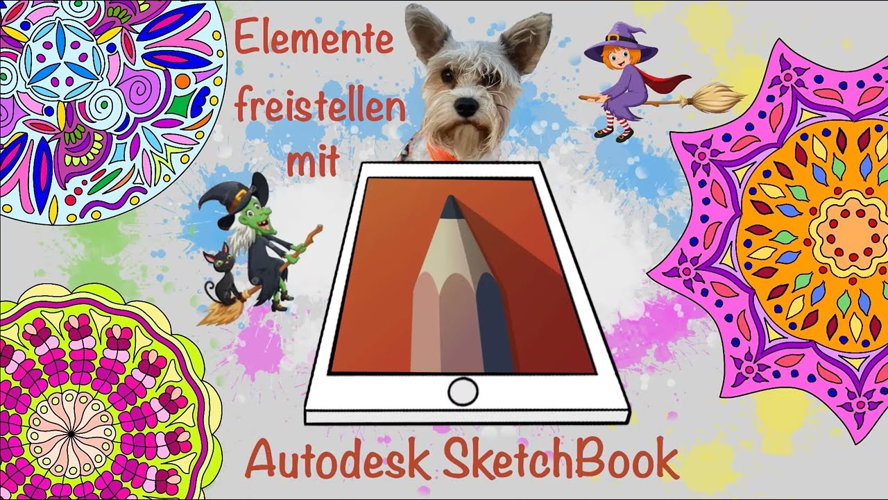 SketchBook - Elemente freistellen / freischneiden - Tutorial