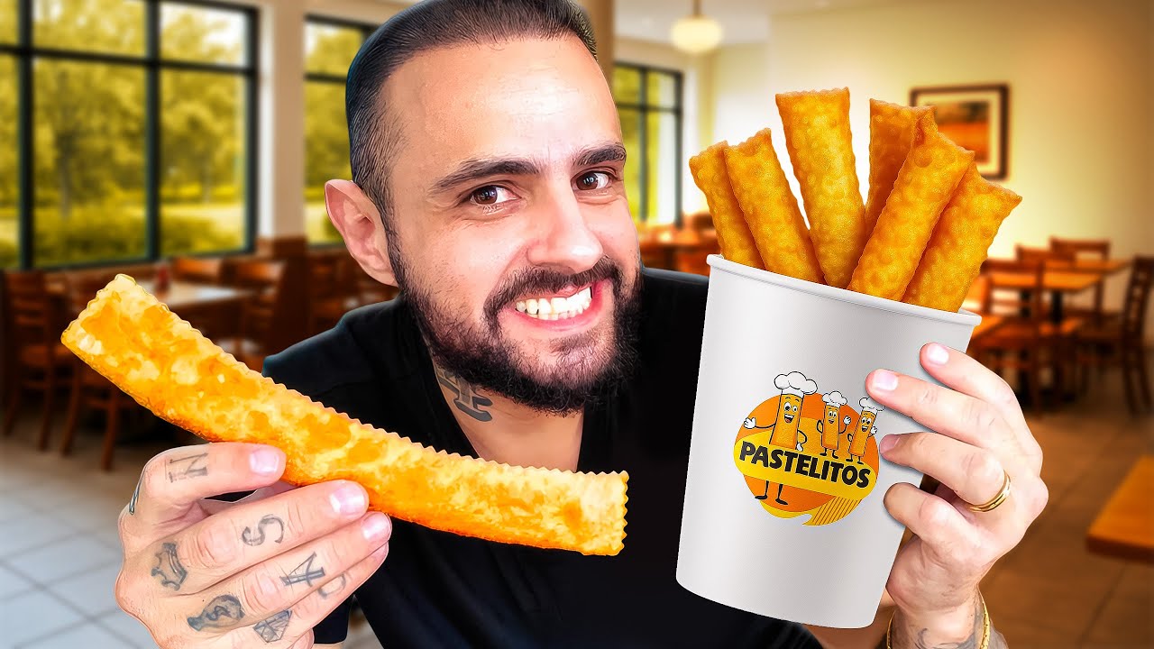 CHEGOU A NOVA MANEIRA DE COMER PASTEL | Provando Delivery