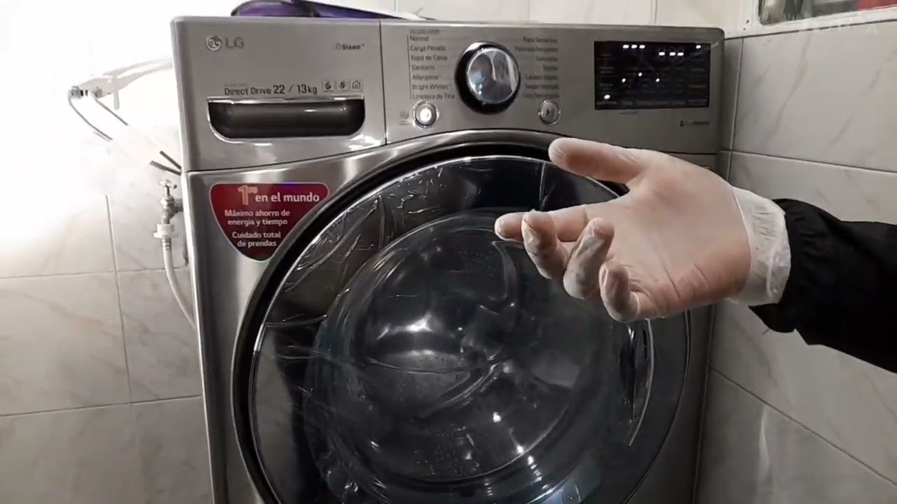 Instrucciones de uso lavadora secadora 22 kg LG