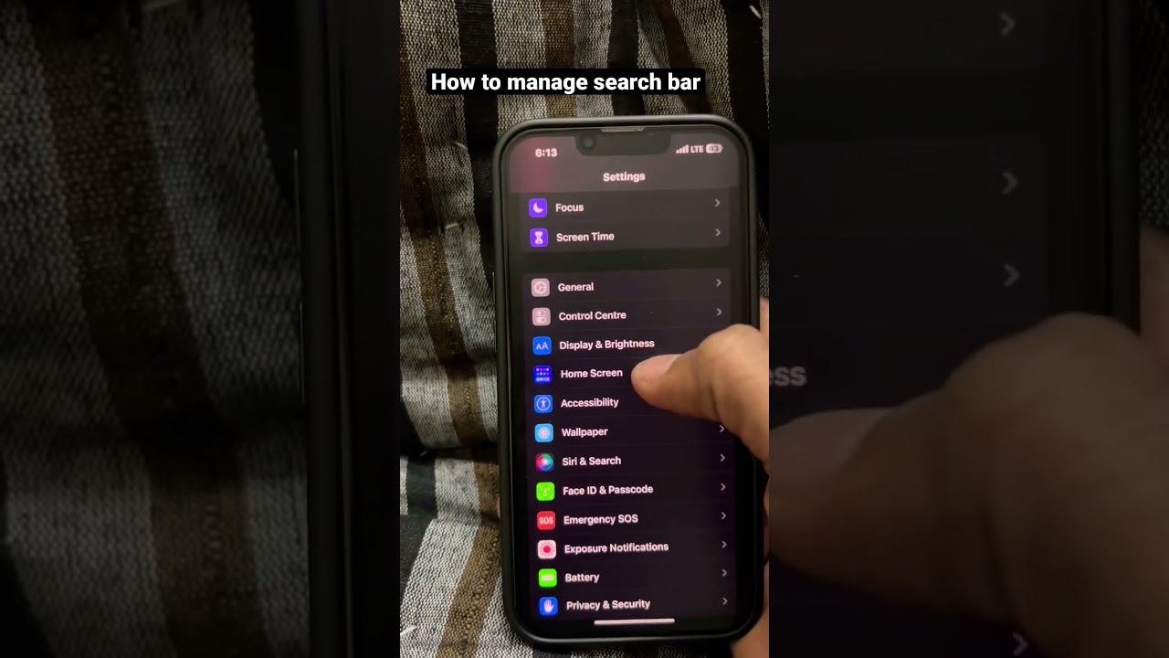 How to manage search bar for iphone || #shorts
