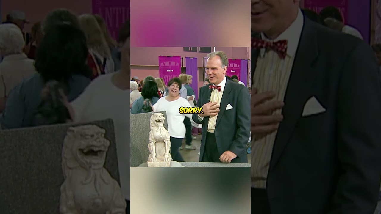 She had a rare Chinese Sculpture🤯🥶#antiquesroadshow #rarefinds #antique #art