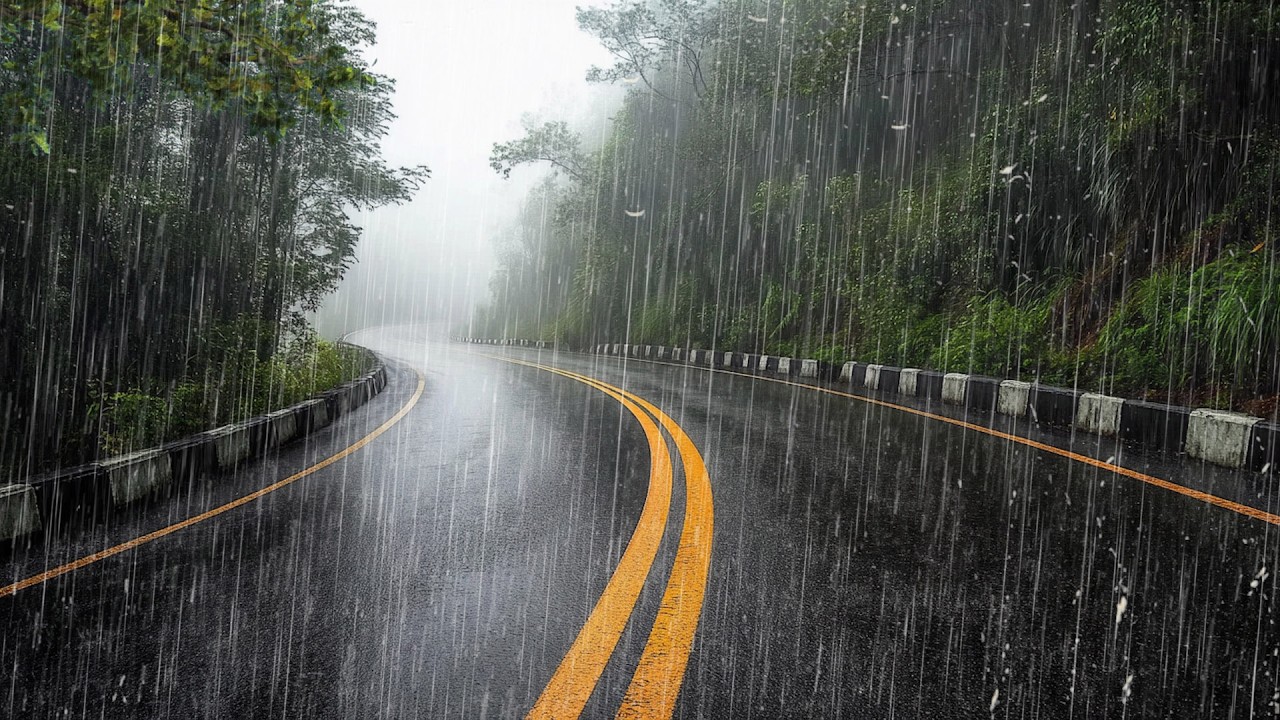 Pluie Pour Dormir en 5 Minutes –Bruit de Pluie Relaxant dans une Forêt Brumeuse pour Sommeil Profond