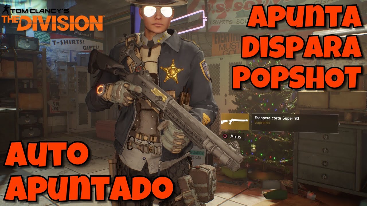 COMO DISPARAR RÁPIDO CON LA ESCOPETA (POPSHOT Y AUTOAPUNTADO) -THE DIVISION 1.8