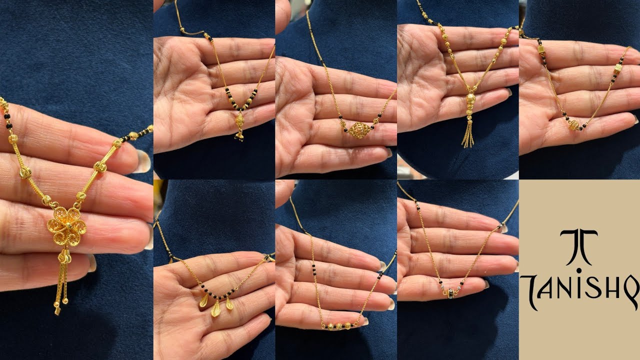 Tanishq Latest Light Weight Gold Mangalsutra Design 💕 || Tanishq Trendy Gold Bangle Collection 😱
